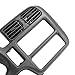 KUAFU Dash Trim Bezel Cover Compatible with 1998-2004 Checy Chevrolet S10/ Blazer GMC Jimmy Paint ABS Plastic Grey