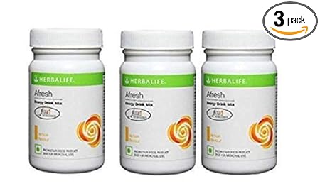 HERBALIFE AFRESH ENRGY DRINK LEMON FLAVOUR PACK OF 3 (50g EACH)
