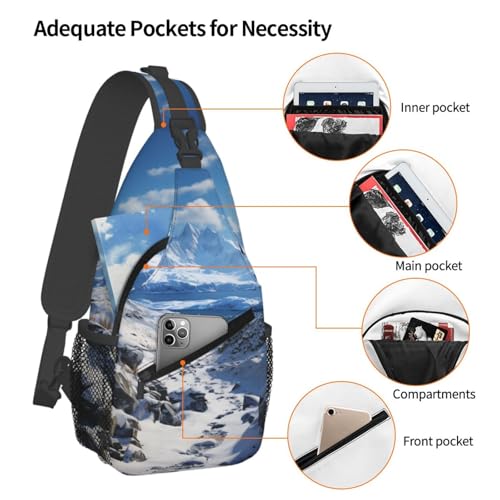 Bolso bandolera pequeño para senderismo unisex miniatura 4