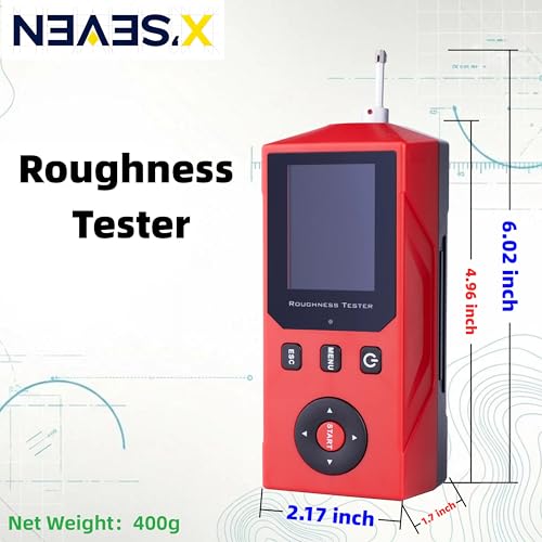 Image of Handheld Surface Roughness Tester,Ra /Rz /Rq /Rt,0.001 m Resolution, ISO, ANSI, DIN, JIS,Data Storage & Output,Calibration Block,NEAES'X S200