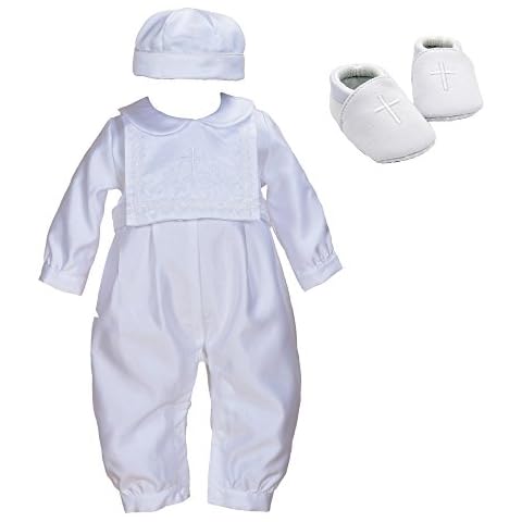 Cinda Boys Satin Christening Outfit Set Cover