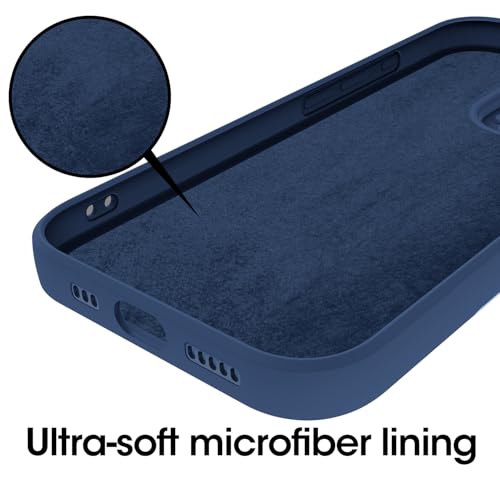 Andwing For iPhone 15 Plus Case,Silicone Case Soft Ultra For iPhone 15 Plus Phone Case Slim Protective Shockproof Cover Scratch-Resistant Microfiber Lining - Image 4