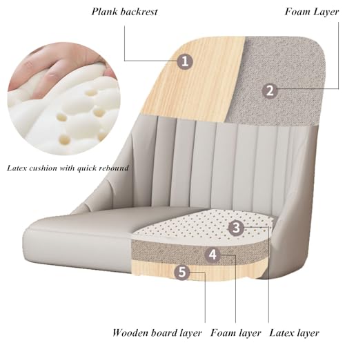 Chaise d'ordinateur ergonomique mi-dossier pour éviter le mal de dos - 7