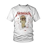 Camiseta para hombre Metallica One Landmine_Men_Wht_TS: L Camiseta, Negro (Black Black), Large para Hombre