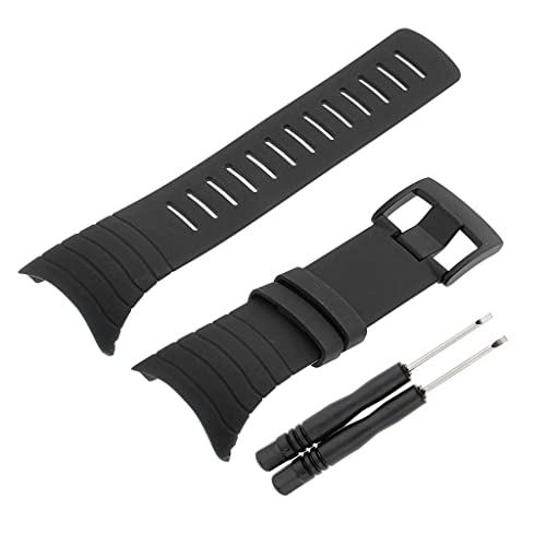 Bracelet de montre en silicone caoutchouc de rechange sport installation facile