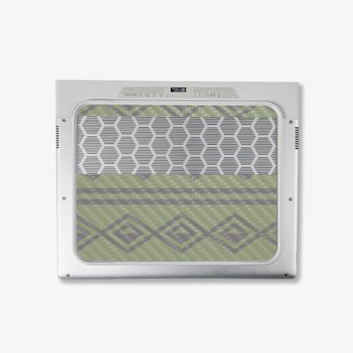 Image of MightySkins Carbon Fiber Skin Compatible With Alienware X14 R2 (2023) Full Wrap Kit - Green Western | Protective, Durable Textured Carbon Fiber Finish | Easy To Apply & Change Styles | Made in the USA