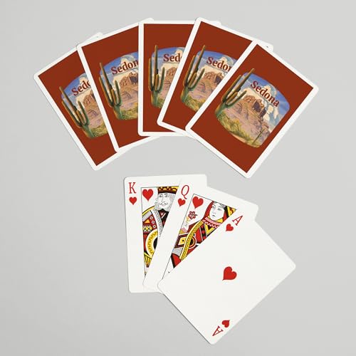 Naipes Poker Sedona Arizona 52 Cartas Tamaño Poker miniatura 7