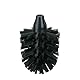 kela WC Bürstenkopf LA BROSSE SOFT, Ersatzkopf für Klobürste, Nylon Borsten, Toilettenbürstenkopf aus PET-Kunststoff, schwarz