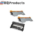 HQ Products Re-Manufactured Replacement for 2 TN450 Cartridge + 1 DR420 Drum for use in Brother DCP 7060 7065 Series Printers.