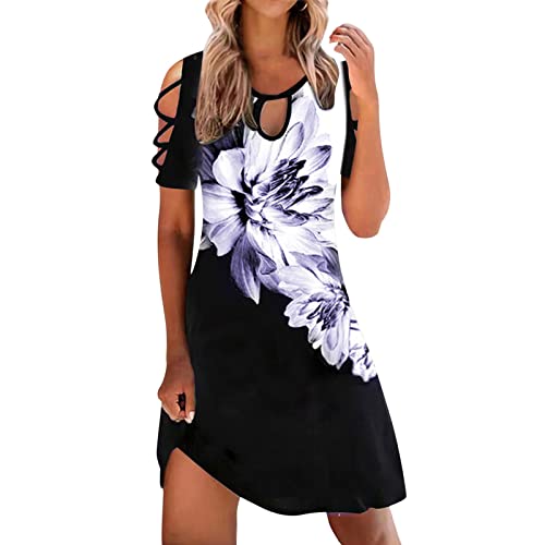 NNGOTD Robe Femme Ete Rose Chic et Elegant l'église décontractée Impression en Chiffon à Manches Longues Paire avec Jupe Plissée Vêtements Femme...
