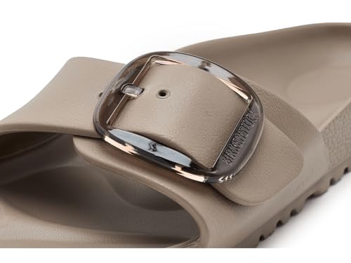Image of Birkenstock, Women's, Madrid Big Buckle EVA, Gray Taupe, Women's 11-11.5, Narrow