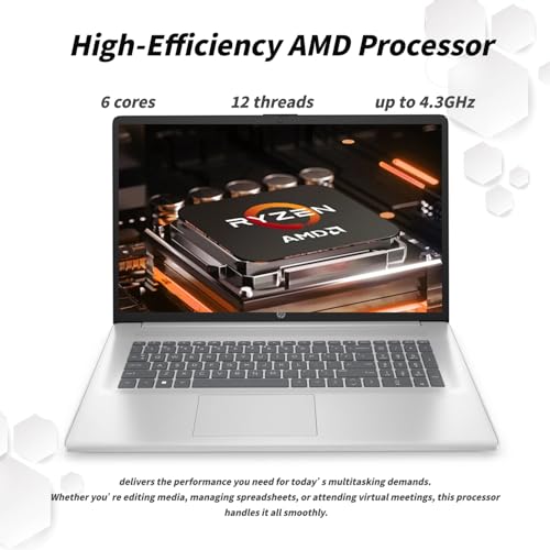 HP Laptop 17.3 pulgadas Ryzen 5 64GB RAM 2TB SSD miniatura 3