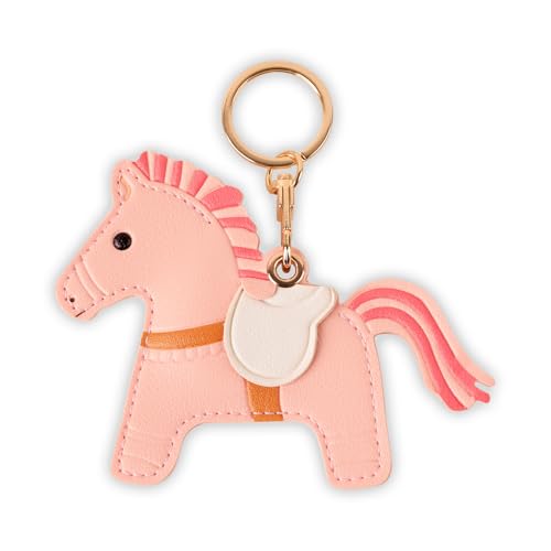 Image of Leather Keychain Case Holder Compatible with Apple AirTag, GPS Airtag Keychain Finder Tracker with Key Ring, Anti-Scratch Protective Air Tag Cover | Leather