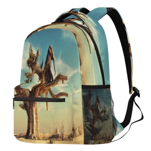 Sac à dos éléphant pour ordinateur portable école et voyage