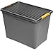 Produktbild Kreher Aufbewahrungsboxen mit verschließbarer Deckel und Rollen, verschließbarer Deckel, Nässe-geschützt und in robuster Ausführung! Farbe: Grau. In verschiedenen Größn (wählbar). (80 L)