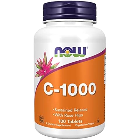 Now Foods C-1000 with Rosehip, 100 Vegan Tablets Cover