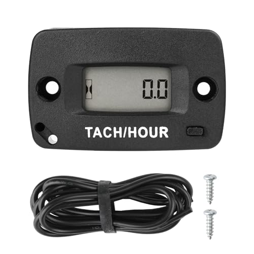 NInE-ROnG Tachometer Hour Meter with Maintenance Timer IP68