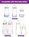 Sippy Spout Nipples for MAM Easy Start Bottle,Easy Active Bottle and Glass Baby Bottles,Soft Silicone Sippy Cup Nipples,Variable Flow Conversion Nipple,6+ Months,4 Count