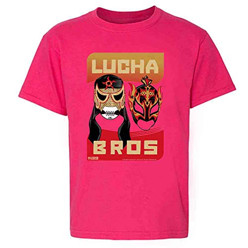 Pop Threads Lucha Bros Masks Penta Zero M Fenix Lucha Libre Baby Toddler Kids Girl Boy T-Shirt