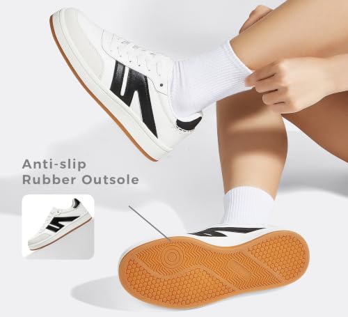 Image of LUCKY STEP Women Retro Gum Sole Fashion Sneakers