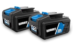 2-Pack: Hart 20-Volt 4.0Ah Lithium-Ion Batteries