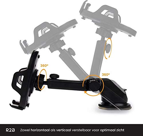 R2B Telefoonhouder auto met zuignap geschikt voor raam/dashboard - Auto accessoires - Phone holder - Auto telefoonhouder… - Image 6