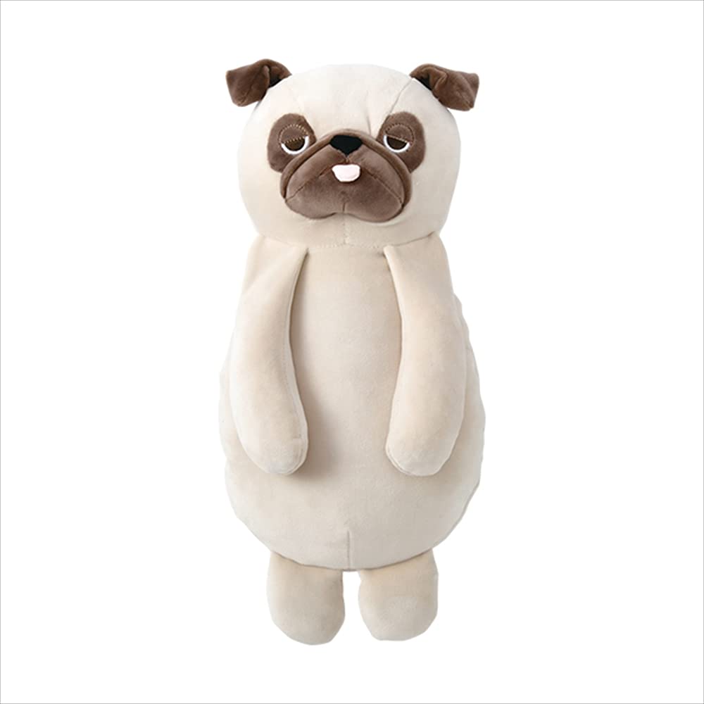 LIV HEART 87015-32 Relax Work Cushion for Back Acupressure Points, Hana Pug, Total Length Approx. 12.2 in (31 cm), Massage : Home & Kitchen