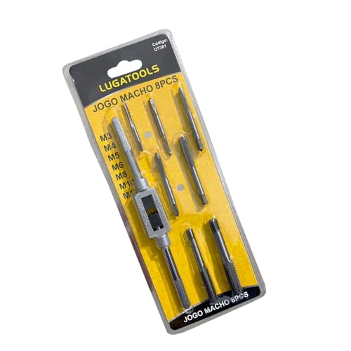 Jogo de Macho Manual com Vira Macho 8 Peças