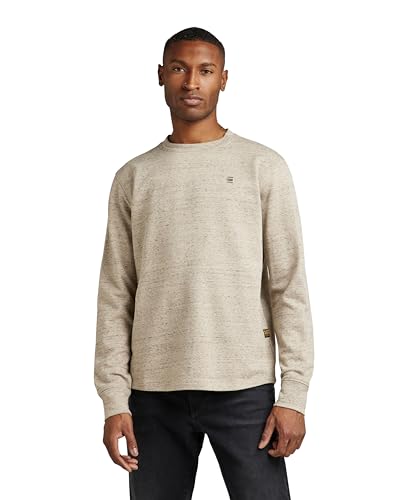 G-Star Lash Sweater pull col rond homme en maille de coton dense