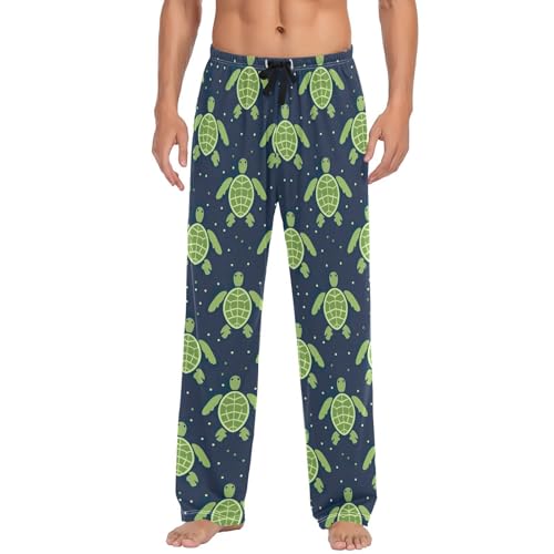 Men's Sleepwear Cute Sea Turtle Pajama Pants for Men 21344244