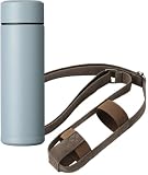 【WEB限定セット】京セラ 水筒 セラマグ CERAMUG ストラップ セット ボトル 300ml スクリュー式 内面セラミック加工 真空断熱構造 保温 保冷 スモークブルー ボトル用ストラップ ローストブラウン MB-10SBU-SRBR-EC