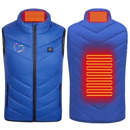 2025 Upgrade Heated Body Warmer for Boys Girls Kids Heated Vest 3 Adjustable Temperature 2 Heating Zones Heated Gilet