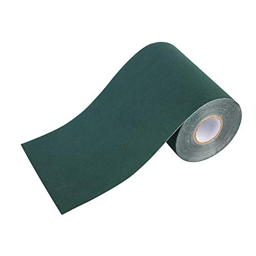 TOPINCN 2 Farben 150mm * 10m Kunstrasennahtband Rasenband Gras Teppich Gras Klebeband MEHRWEG VERPACKUNG(Grün)