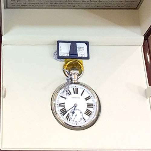 Amazon.co.jp: [ロンジン] レイルロード ポケットウォッチ 懐中時計 L7.039.4.21.2 L70394212 復刻盤 :  Wrist Watches