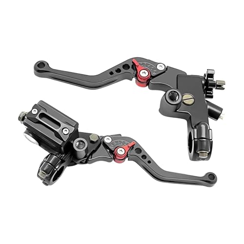 Ensemble de leviers frein et d'embrayage 7/8'' avec réservoir hydraulique pour moto