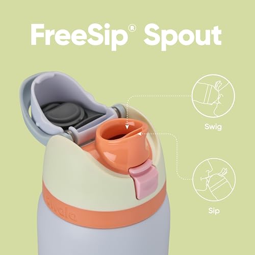 Image of Owala FreeSip Insulated Stainless Steel Water Bottle with Straw for Sports, Travel, and School BPA-Free Sports Water Bottle, 32 oz, Beach House