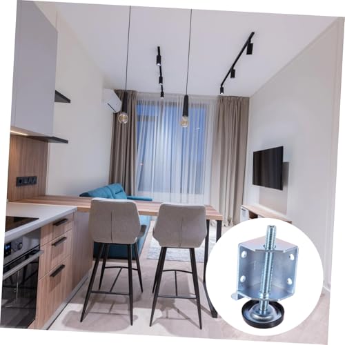 Patas ajustables para muebles solucionan suelos irregulares en mesas y armarios con base 7