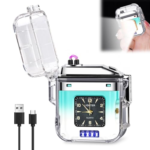 Mechero Electrónico USB con LED y Indicador de Batería