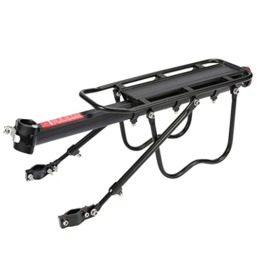 BRIGHTFUFU Practical Bike Rear Shelf Luggage Carrier Rack Back Stand for Outdoor Lightweight Fits Bikes