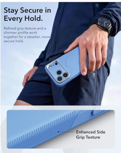 Image of ESR for iPhone 17 Pro Case Flex Stand, for MagSafe, Rugged, Light Blue | Camera Control, 7X Military-Grade Drop Protection, Magnetic Phone Case, Shock-Absorbing Rugged Cover, Dustproof Port Cover