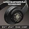 DOQAUS Bluetooth Headphones Over Ear, 9 EQ Modes, 90H Playtime Wireless Headphones with Deep Bass, Foldable Headphone with APP Control, Mic, Wired Mode for Travel Home Office Cell Phone PC, Black #5
