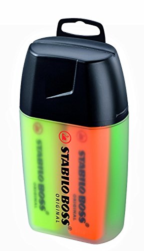Image of STABILO Boss Original Pack of 4 Highlighters, Assorted Colours