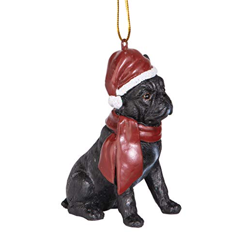 Design Toscano Christbaumschmuck, Französische Bulldoge