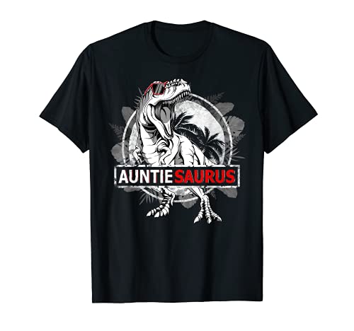 Auntsaurus T rex Dinosaur Funny Mama Saurus Family Matching Camiseta