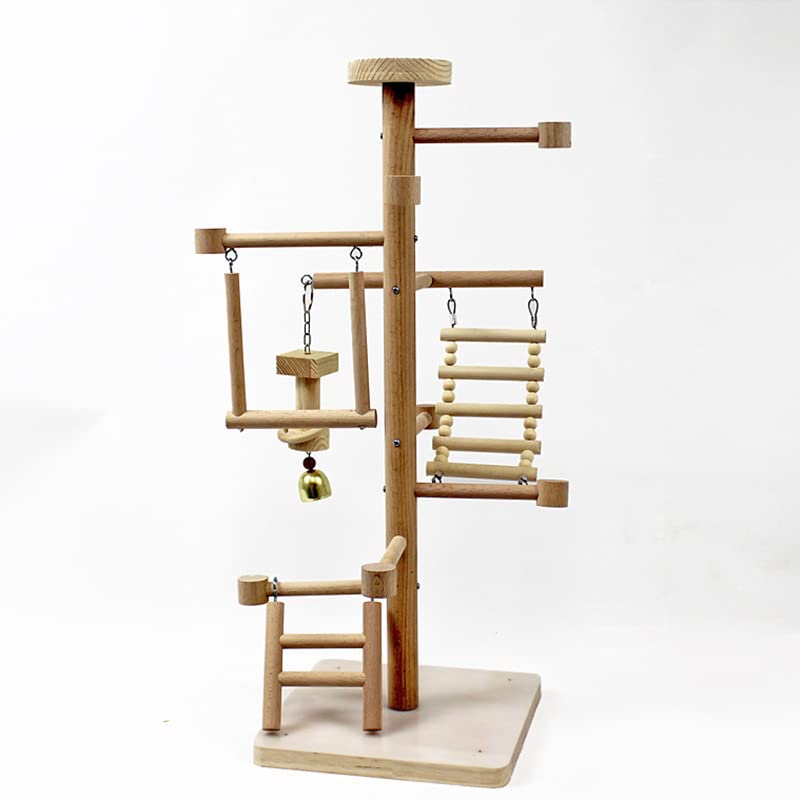 Percha para pájaros Parrot Playground Bird Play Stand Perch con Swing Ladders Bite Toys Periquito Cockatiel Pinzones