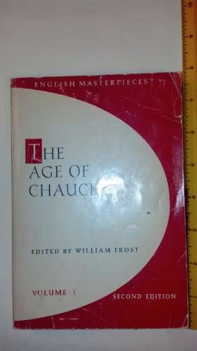The Age of Chaucer Volume 1 B000XTD2D0 Book Cover
