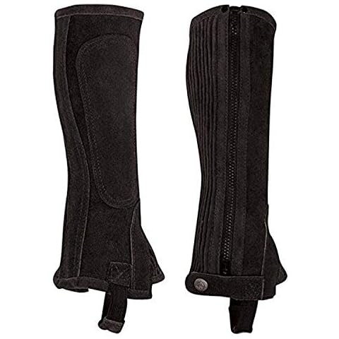 Perri's Zipper Adult Half Chap, Black, Medium Cover