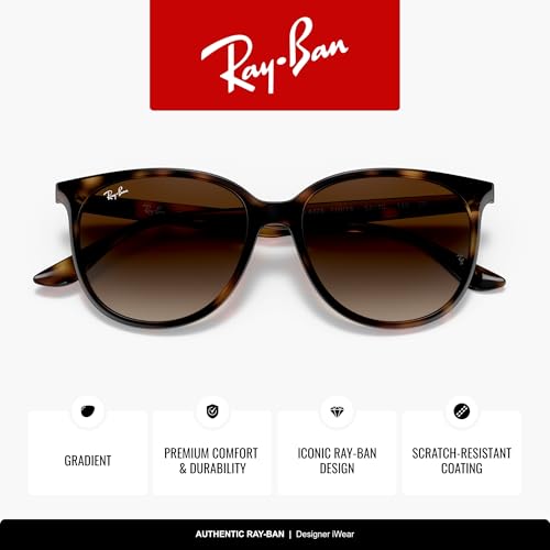 Image of Ray-Ban RB4378 Square Sunglasses for Women for Men