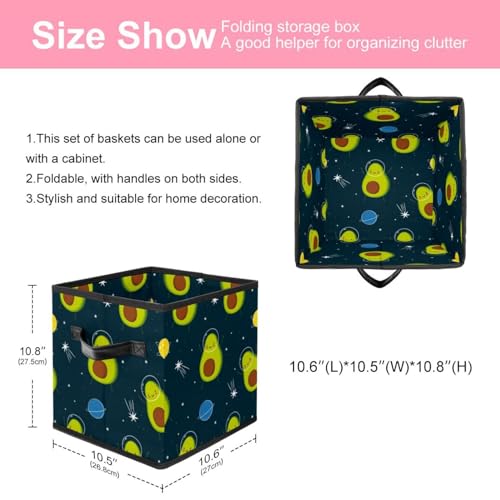 Boîte de rangement pliable avocat pour optimiser la chambre - 3