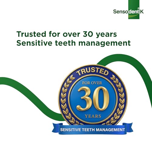 Image of K Toothpaste for Sensitive Teeth - Instant Relief & Long-Lasting Protection, Dentist Recommended, SLS & Paraben Free - 75g x Pack of 3